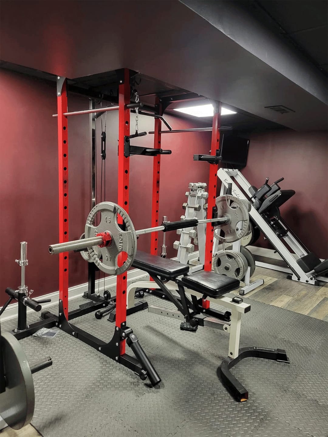Customer photo review of F4 Power Rack with Lat Pull Down System