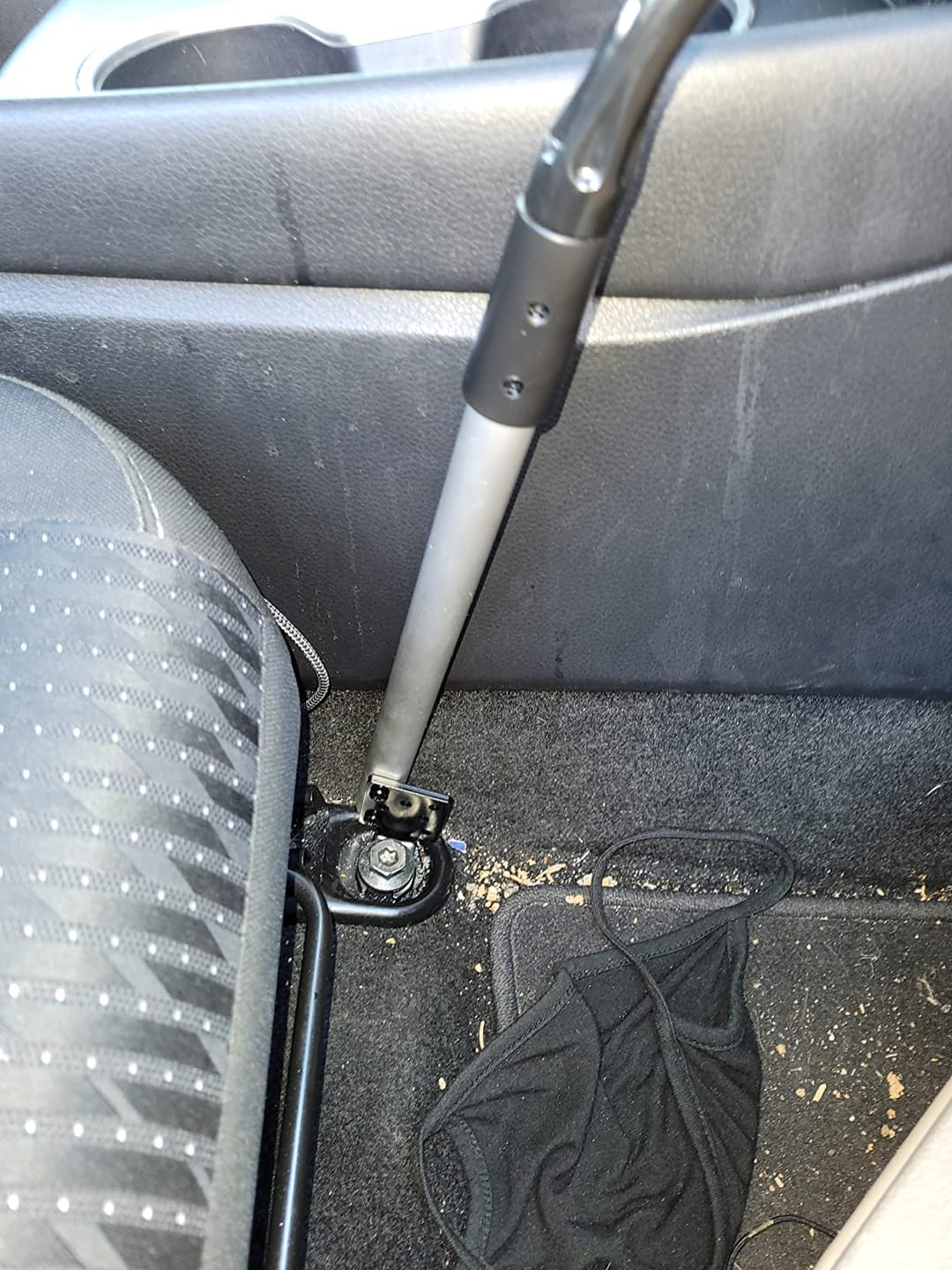 Customer photo review of Car Tablet Mount | Easy Floor Install
