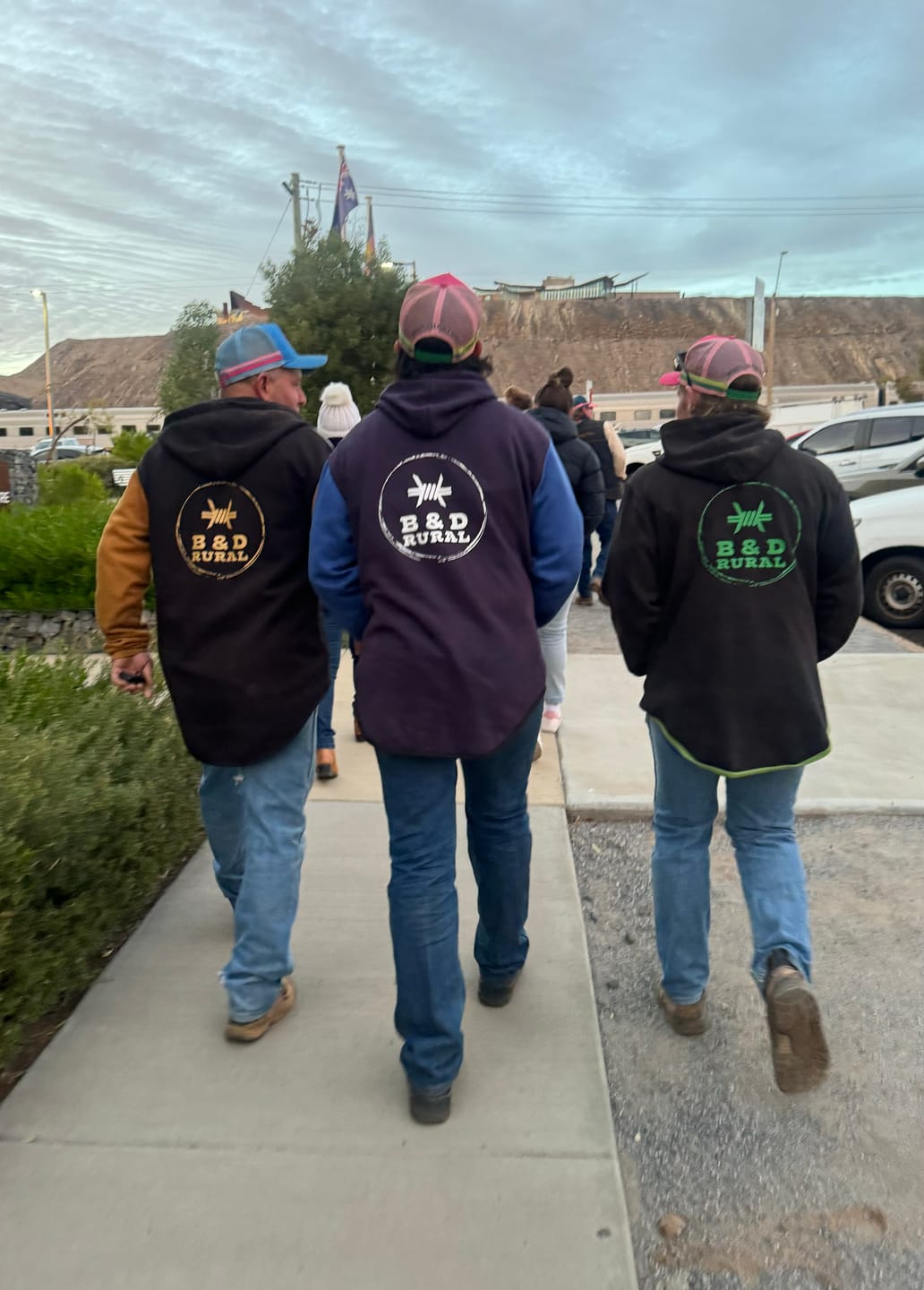 Customer photo review of Royal Blue & Navy | Half Zip Long Tail Hoody