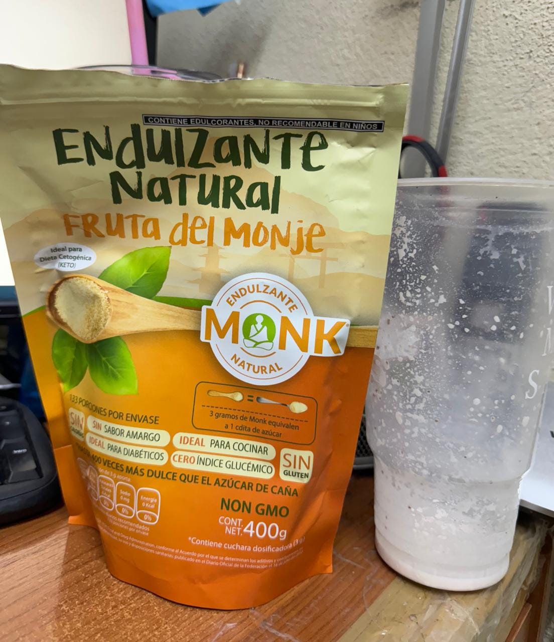 Customer photo review of Monk®: Endulzante natural fruta del monje (monk fruit) 400 g.
