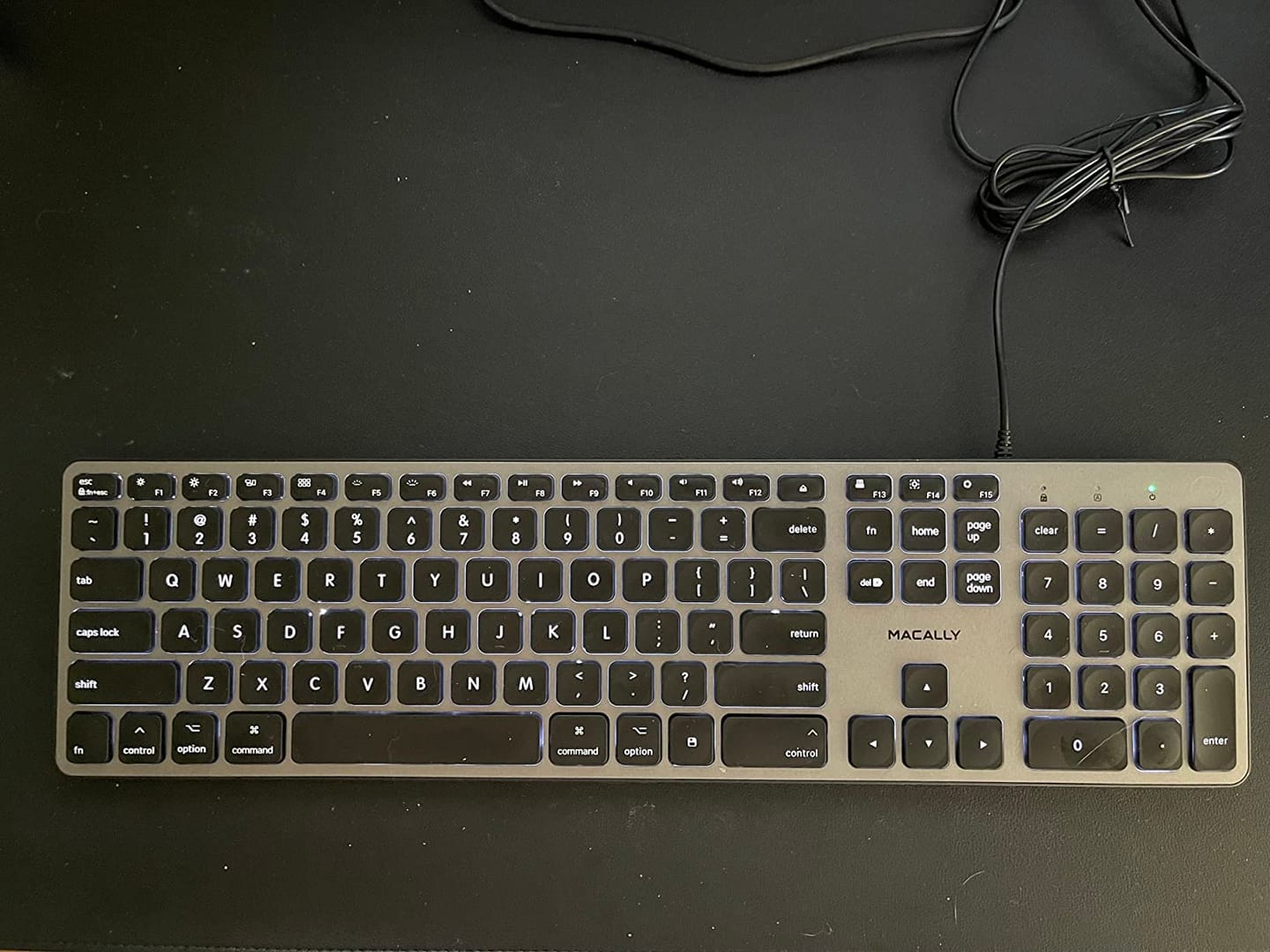 Customer photo review of Backlit Keyboard USB | FullSize/Bright