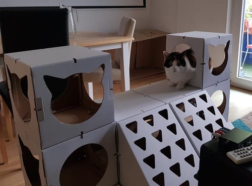Customer photo review of Katzenhaus Royal Castle - braun