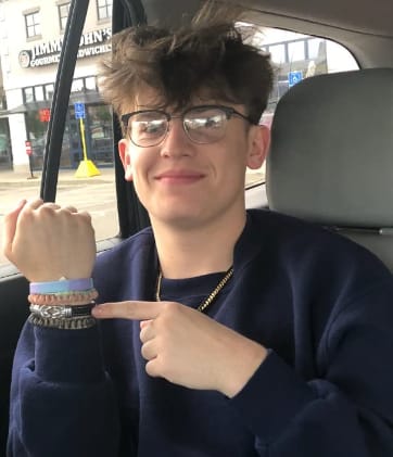 Customer photo review of To My Nephew/To My Uncle Bracelet "Forever Linked Together" | Braided Leather Bracelet