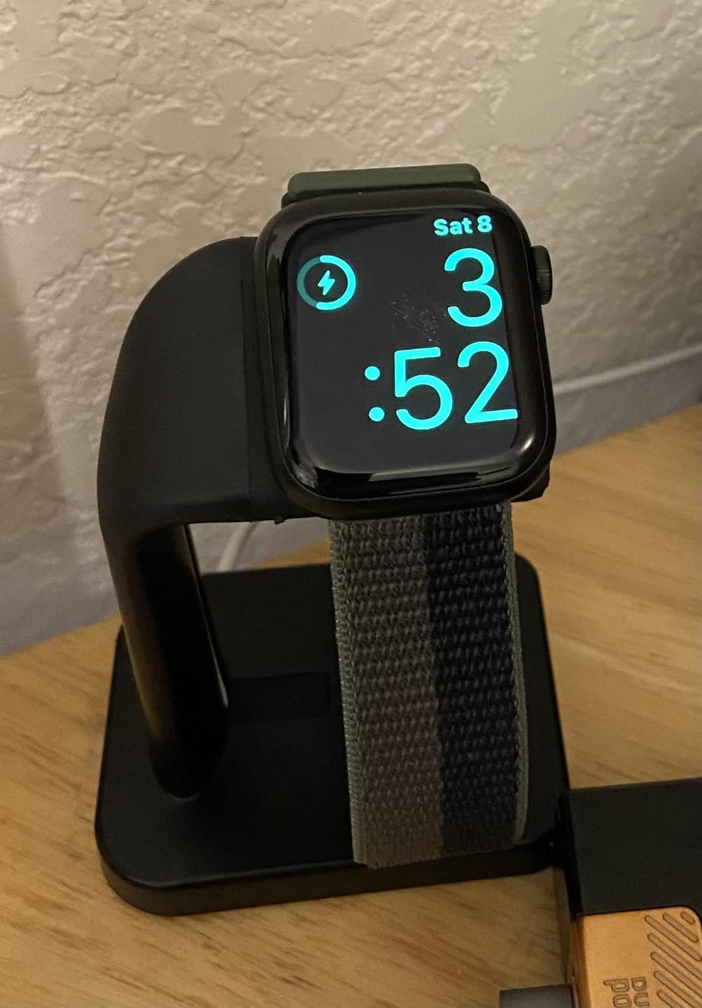 Customer photo review of Apple Watch Charger | All iWatch Series (Black)