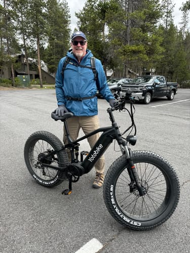 Customer photo review of Yoto Leopard Fat Tire Full Suspension Ebike