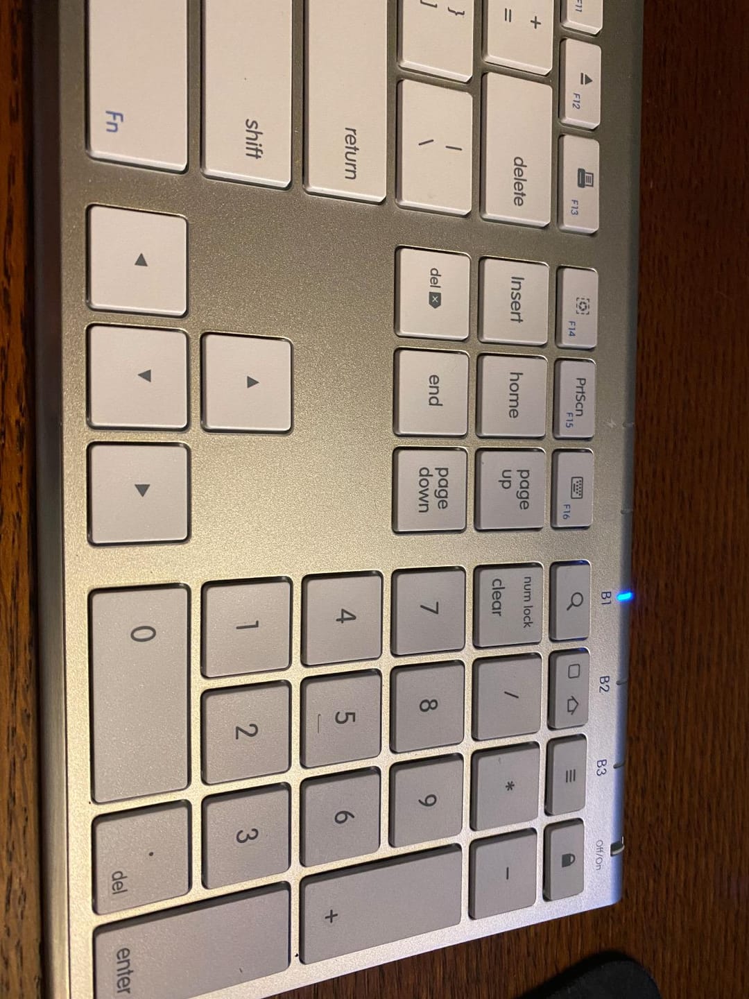 Customer photo review of The Everyday Bluetooth Keyboard for Mac