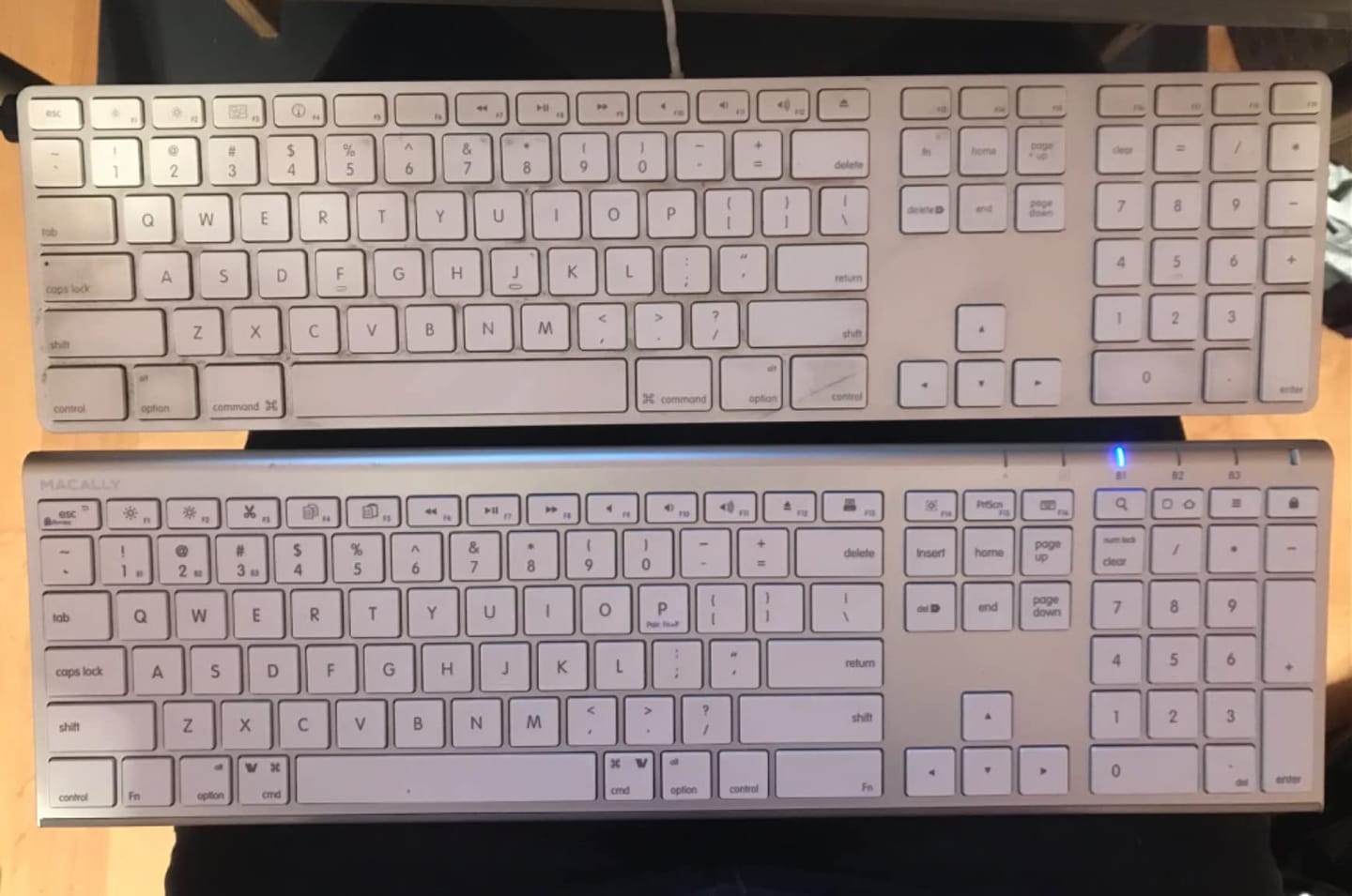 Customer photo review of The Everyday Bluetooth Keyboard for Mac