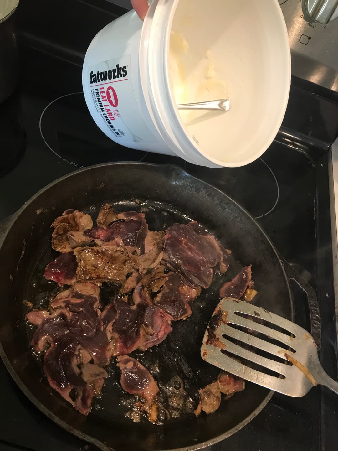 Customer photo review of Leaf Lard Pig Pail-1 GALLON