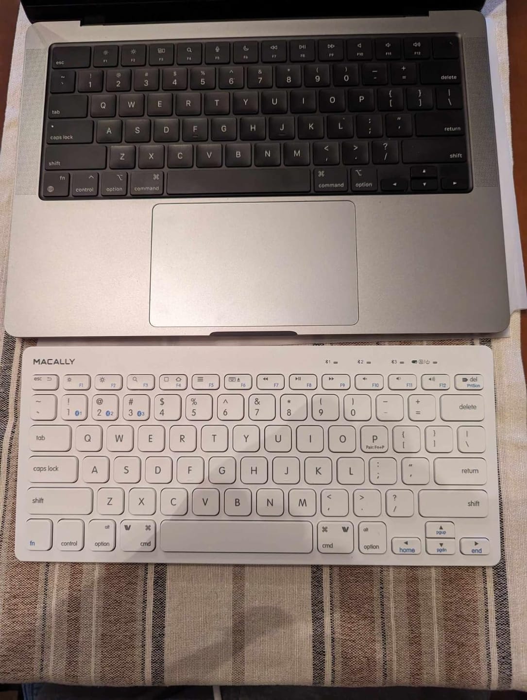 Customer photo review of Bluetooth Keyboard for Mac