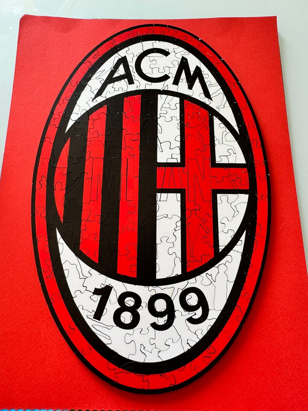 Customer photo review of Logo Milan® - Puzzle di Legno