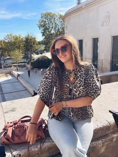 Customer photo review of SIGRID | ESSENSIELL TOPP MED LEOPARDMØNSTER™