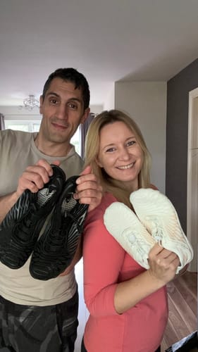 Customer photo review of Lorax Pro – All-Day Comfort & Pain-Free Barefoot Shoes (BOGO)