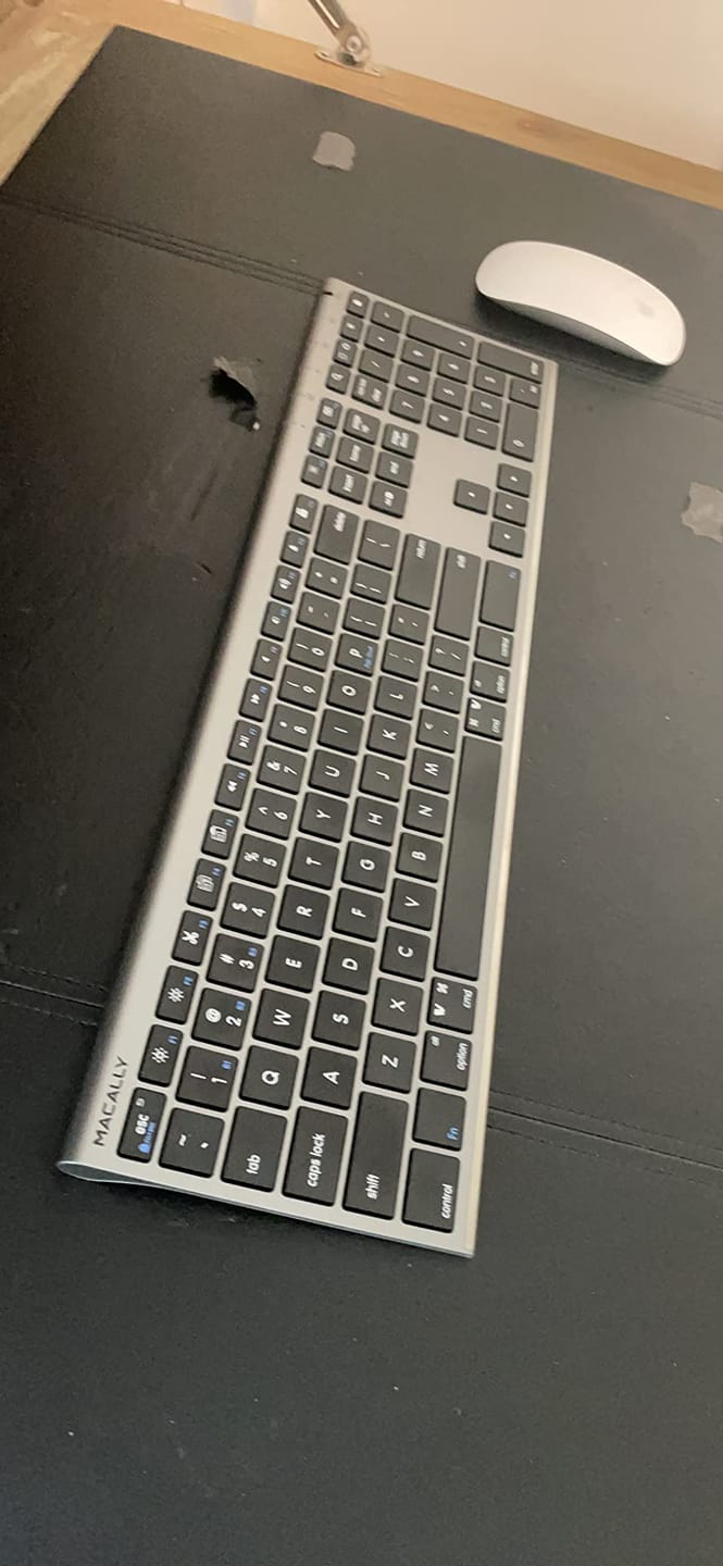 Customer photo review of The Everyday Bluetooth Keyboard for Mac