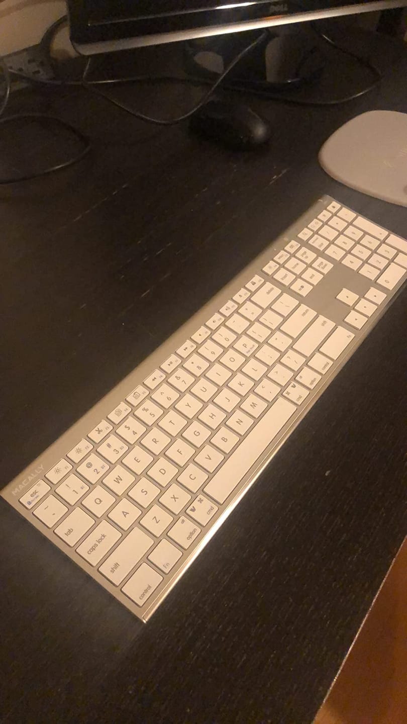 Customer photo review of The Everyday Bluetooth Keyboard for Mac