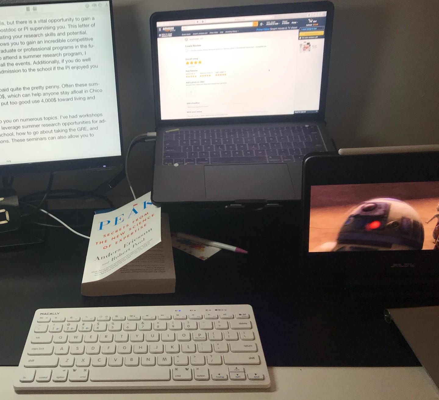 Customer photo review of Bluetooth Keyboard for Mac