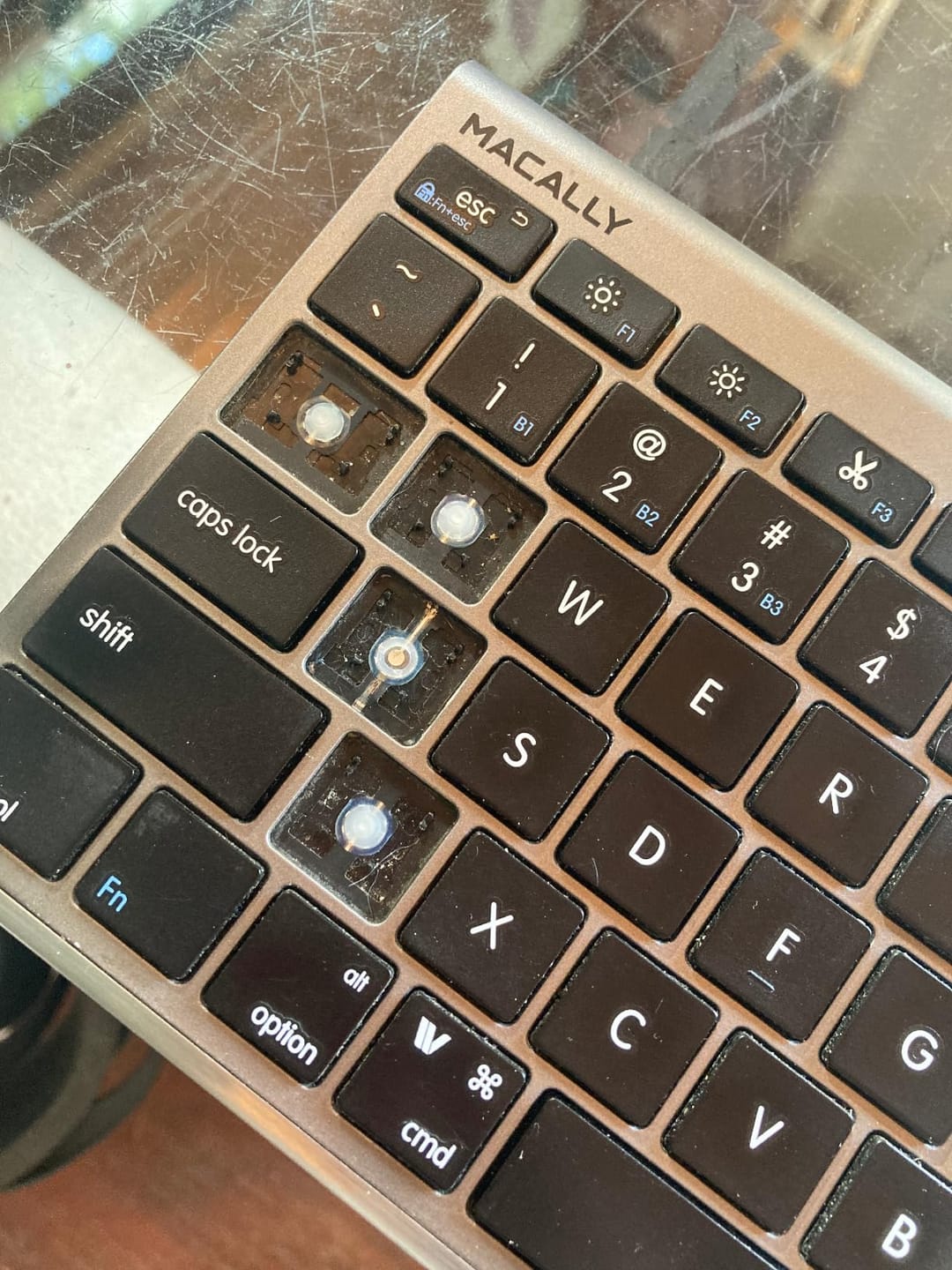Customer photo review of The Everyday Bluetooth Keyboard for Mac