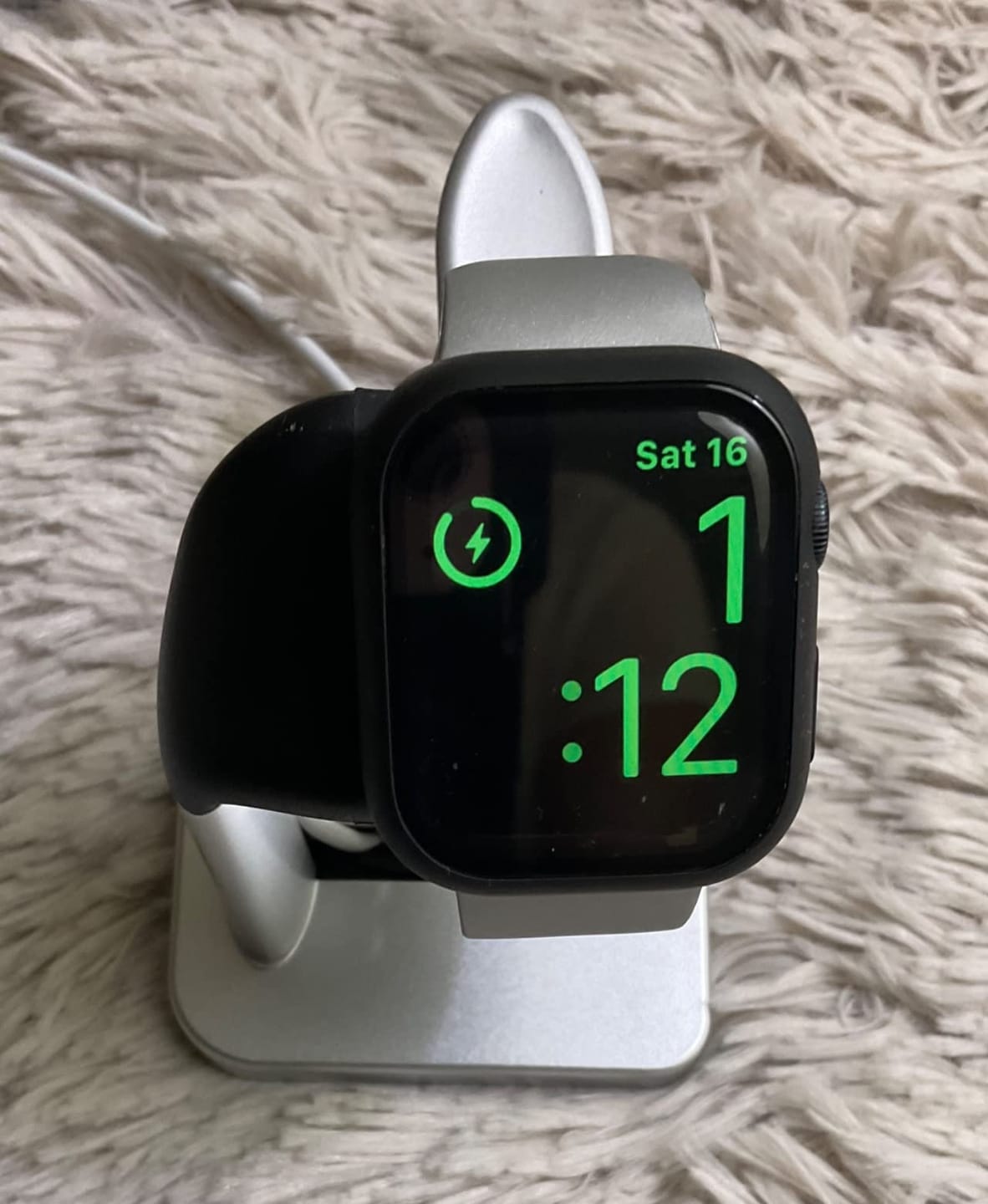 Customer photo review of Apple Watch Charger | All iWatch Series (Black)