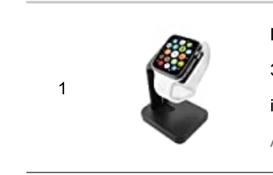 Customer photo review of Apple Watch Charger | All iWatch Series (Black)