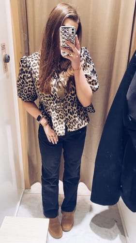 Customer photo review of SIGRID | ESSENSIELL TOPP MED LEOPARDMØNSTER™