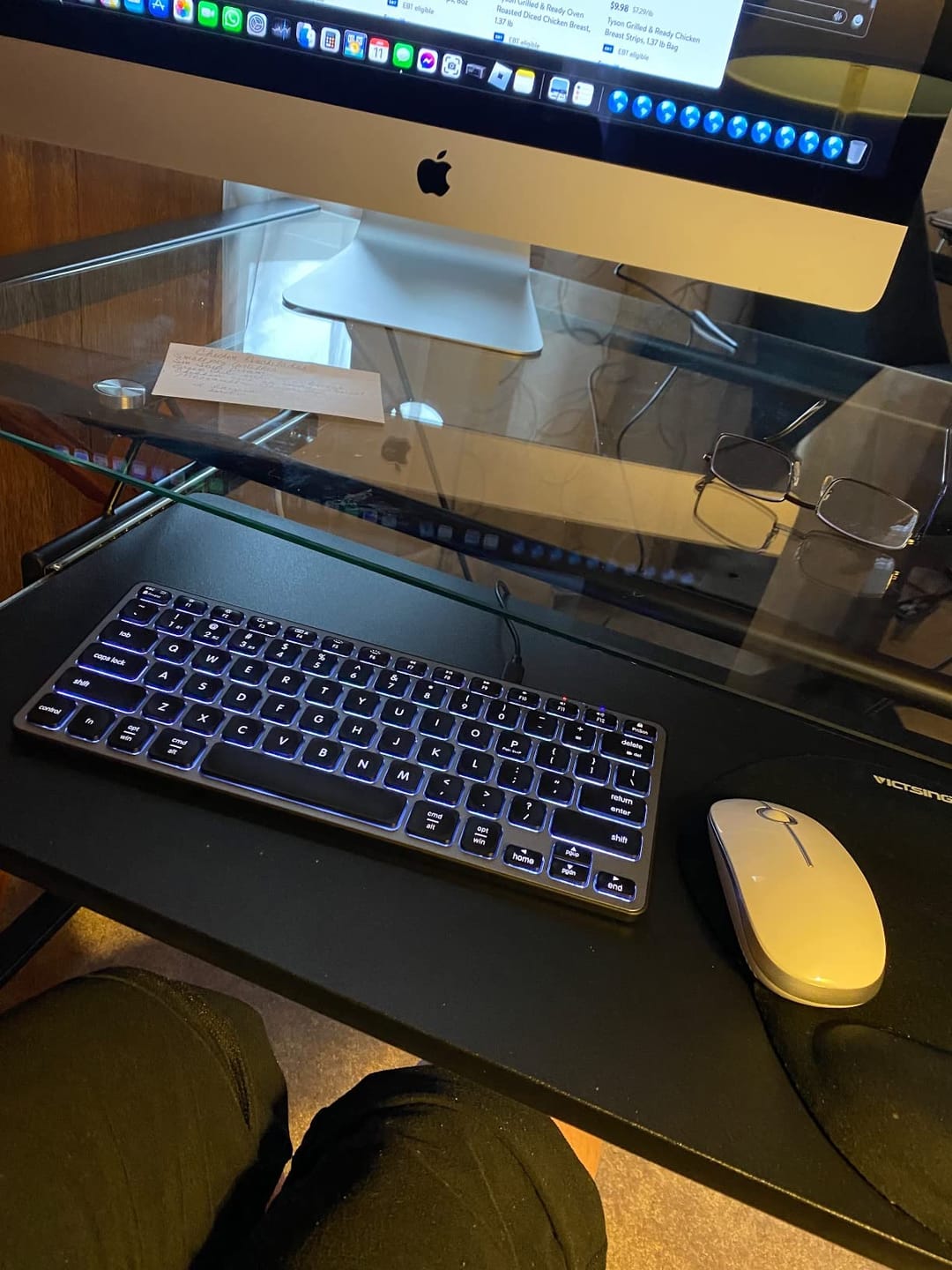 Customer photo review of Backlit Keyboard Wireless | Slim 78 Key