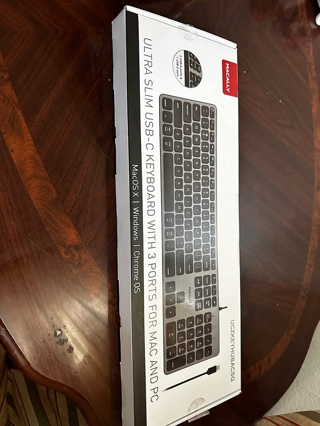 Customer photo review of USB C Keyboard | USB Hub for Mac / PC