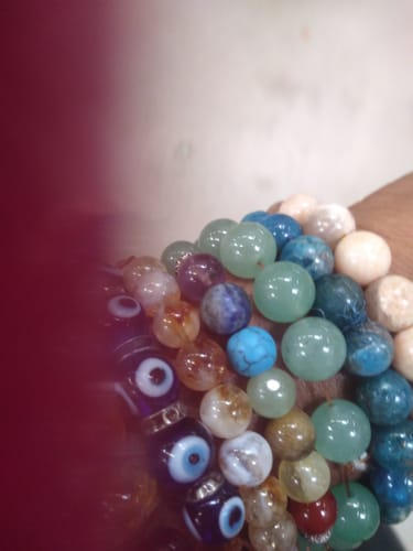Customer photo review of Green Aventurine ~ Rich Bae Prosperity Bracelet