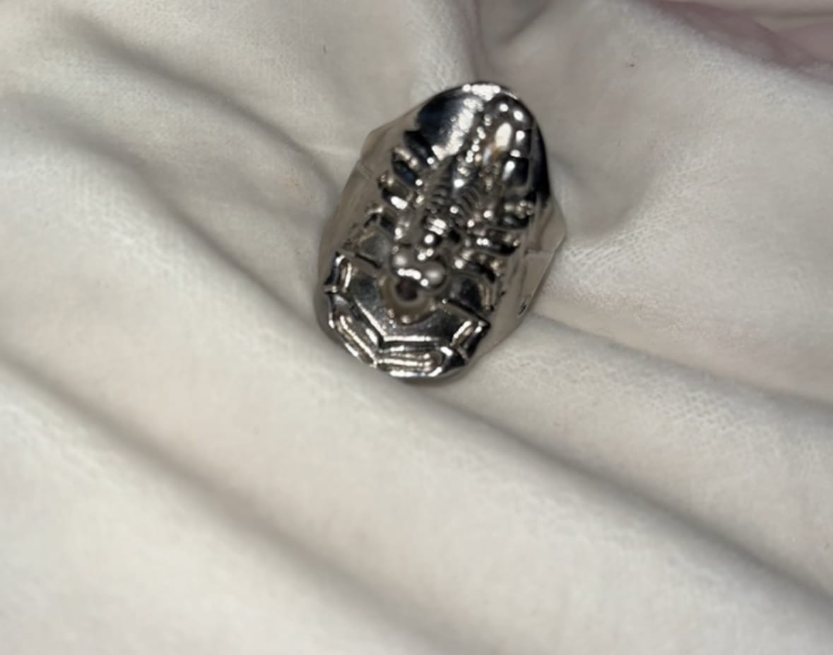 Customer photo review of RISING SCORPIO RING