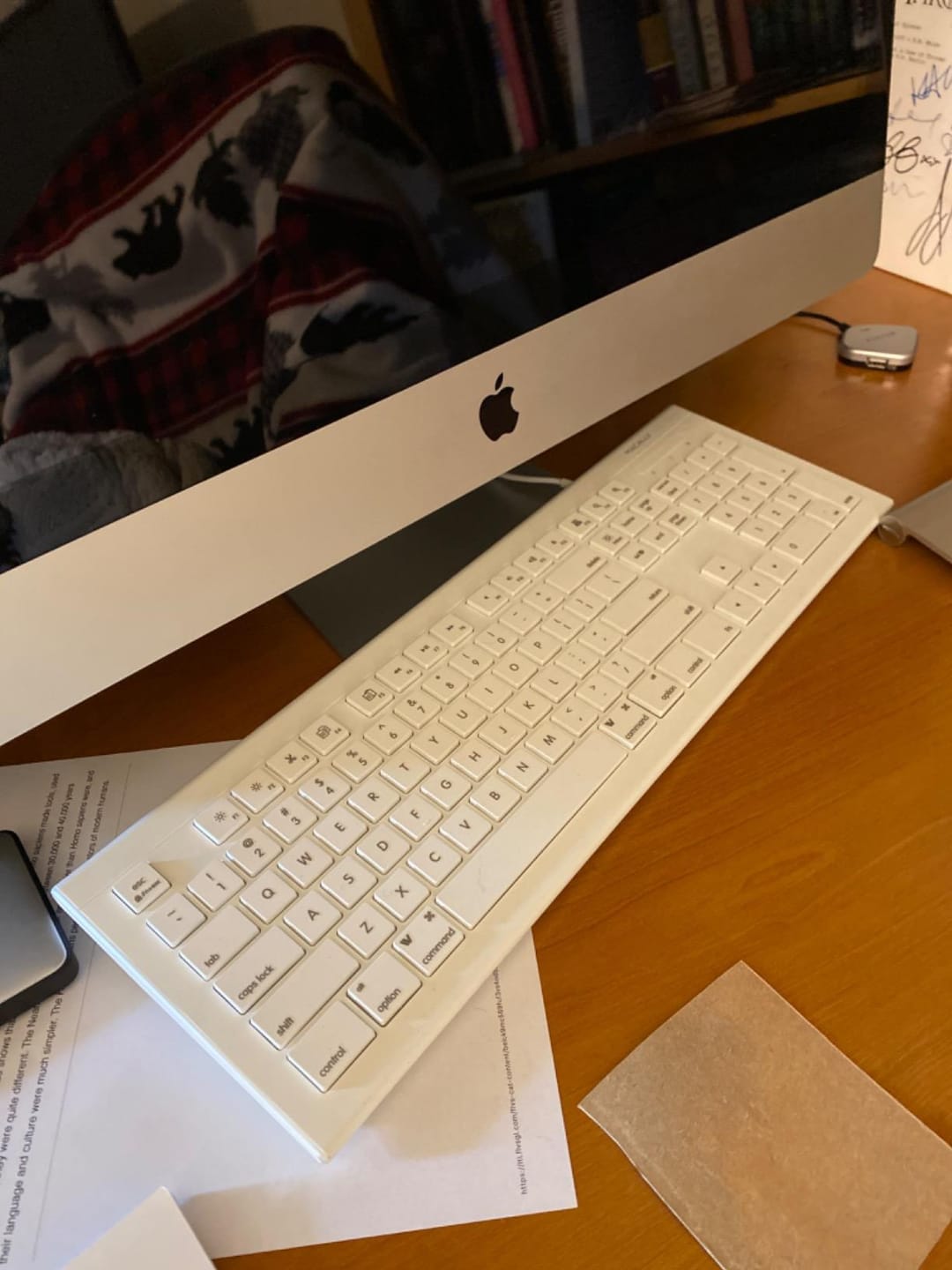 Customer photo review of USB Keyboard | Full-Size + Slim Design