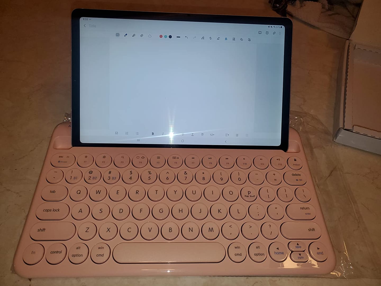 Customer photo review of iPad Keyboard Bluetooth | & Mac, iPhone