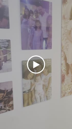 Customer video review of קיר תמונות מתמגנטות
