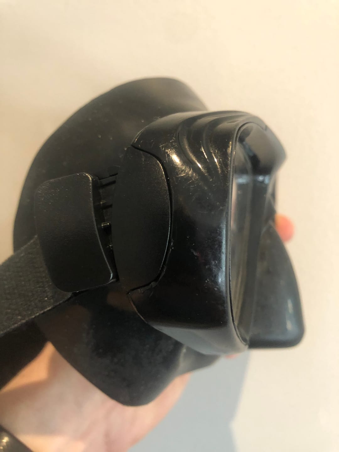 Customer photo review of Mask Buckle Replacement
