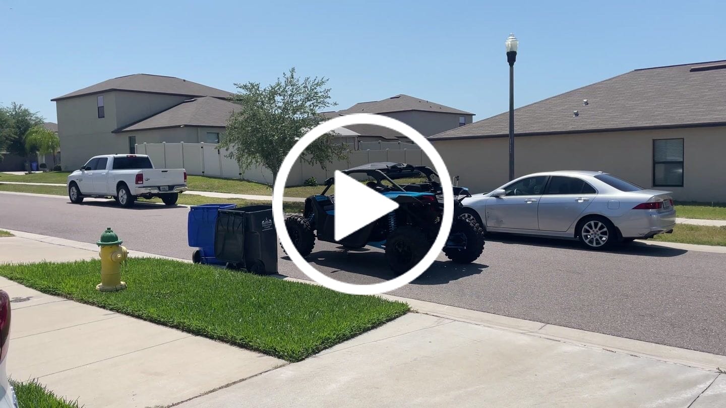 Customer video review of RPM SxS Muffler Delete " Slip On " Exhaust Race Pipe