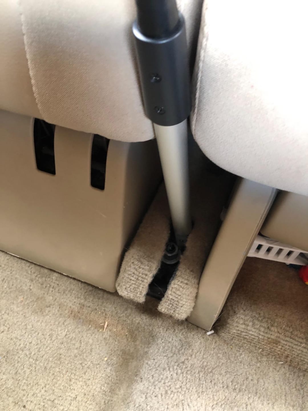 Customer photo review of Car Tablet Mount | Easy Floor Install