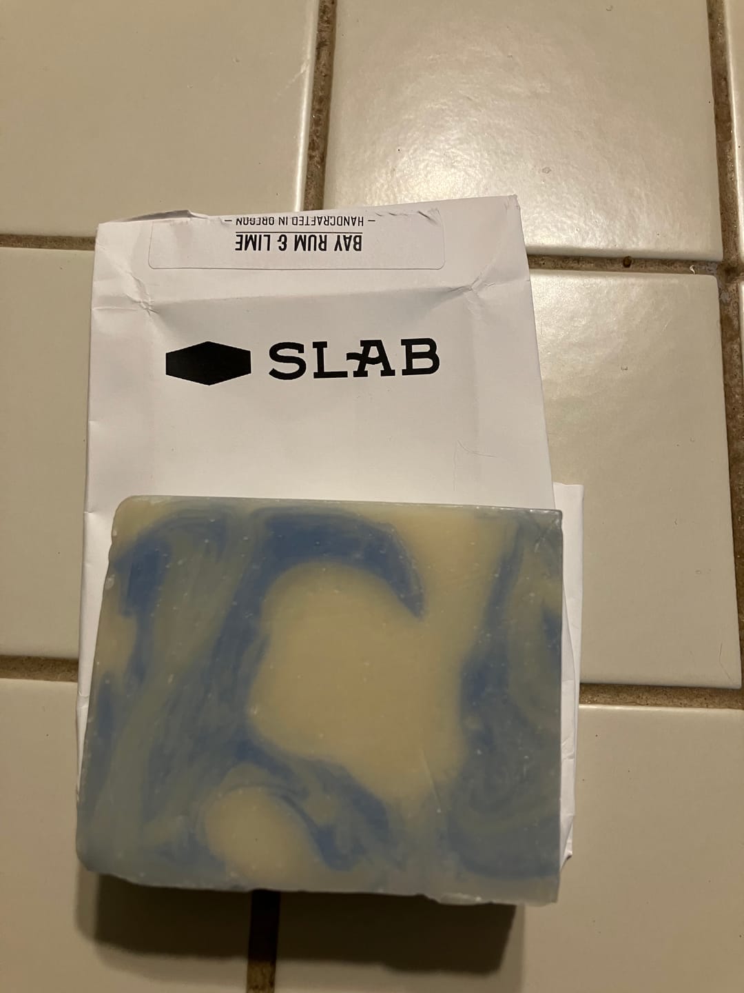 Customer photo review of Bay Rum & Lime Soap