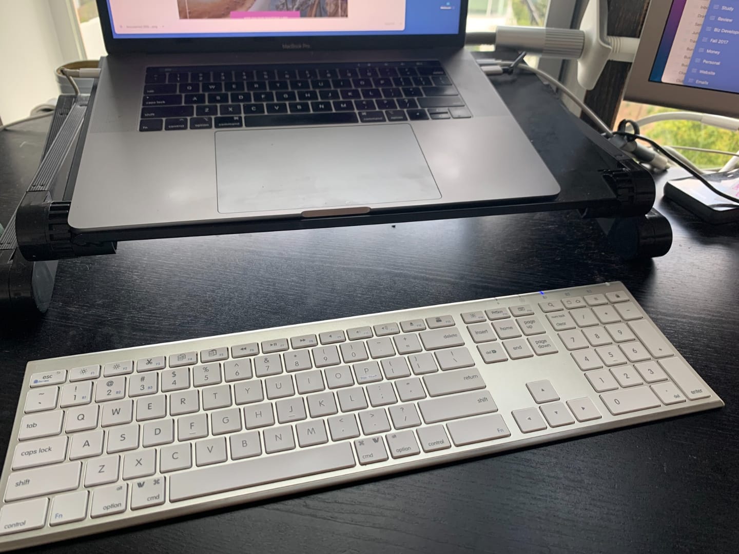 Customer photo review of The Everyday Bluetooth Keyboard for Mac