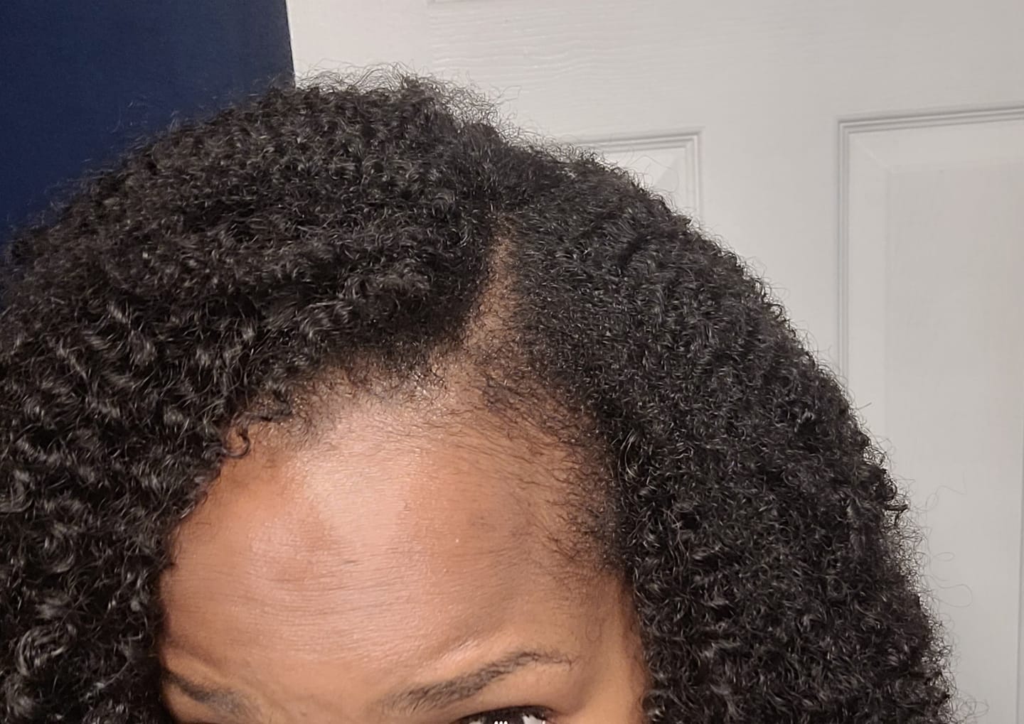 Customer photo review of Brazilian Afro Kinky Curly Texture U Part Wigs AU15