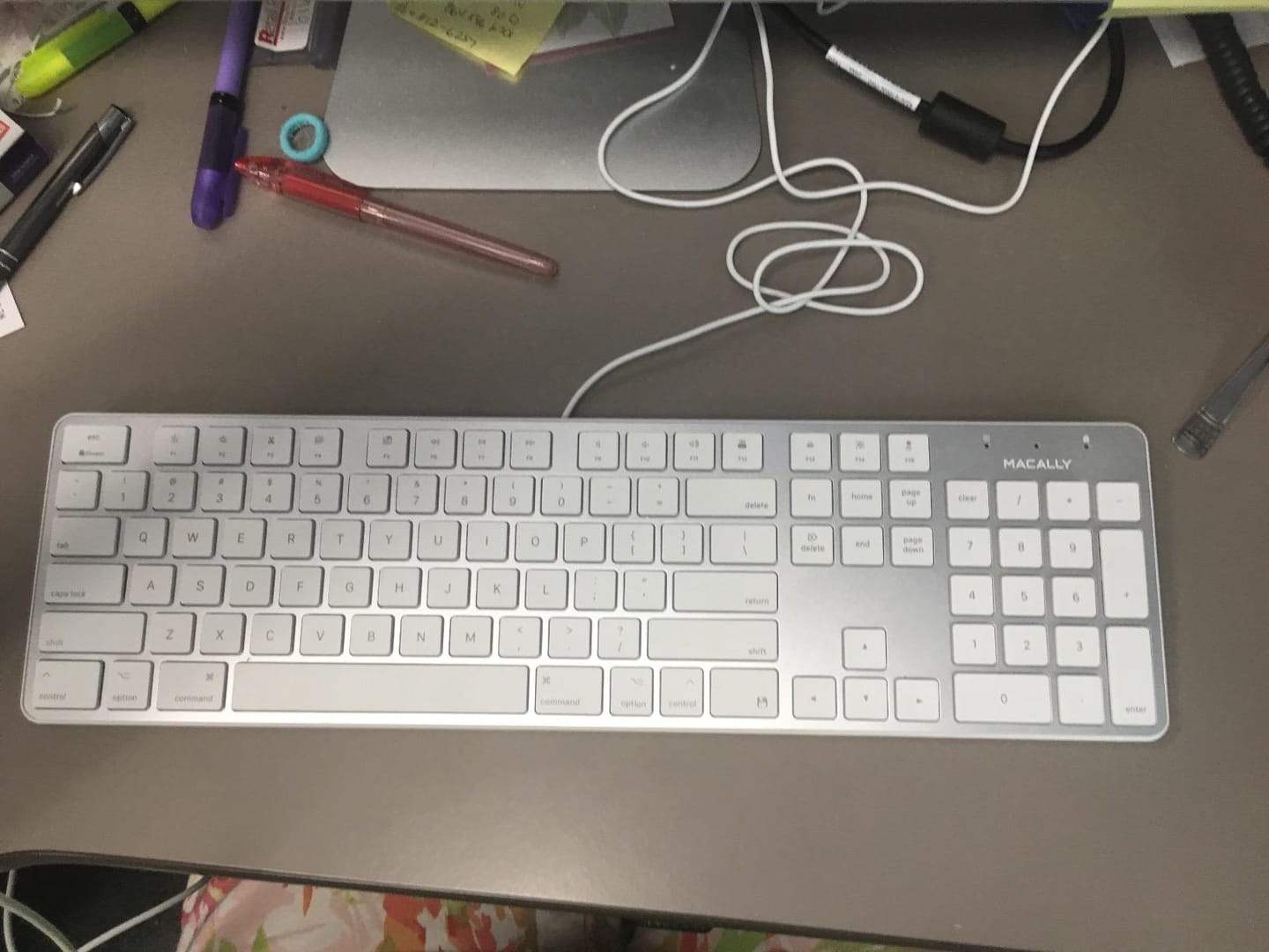 Customer photo review of USB Keyboard | Wired, Full Size & Sleek