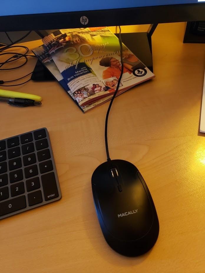 Customer photo review of USB Mouse | Ultra Slim + Quiet Click