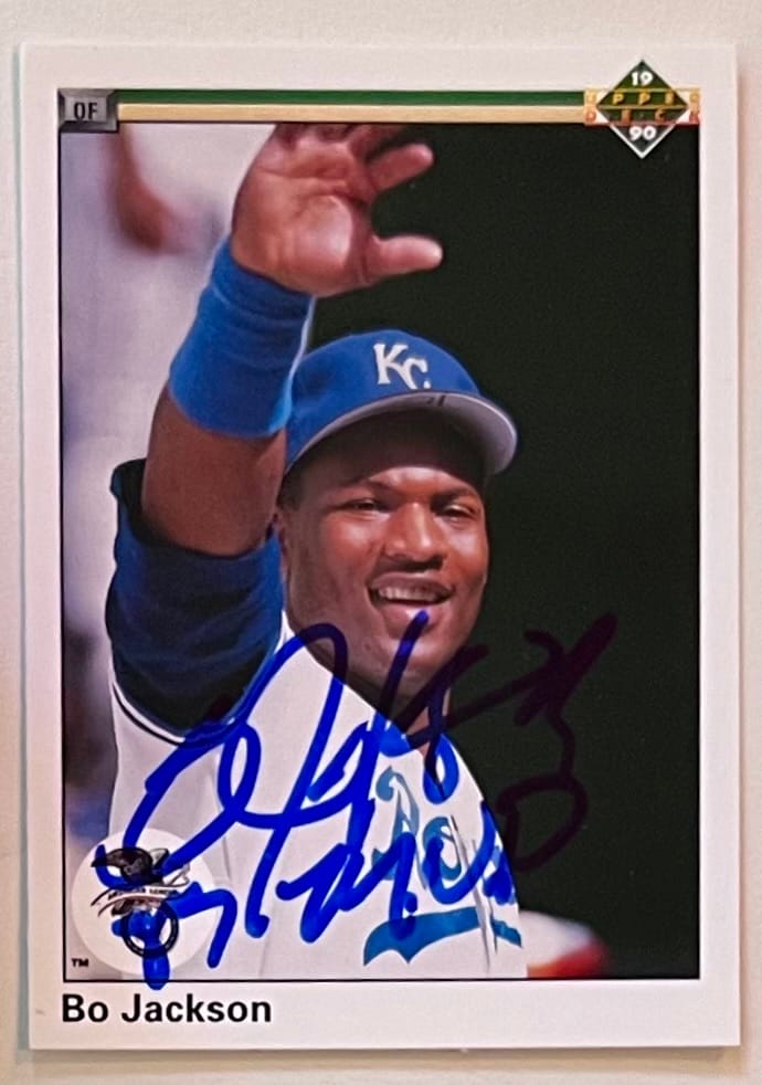 Customer photo review of Bo Jackson Autograph Signing