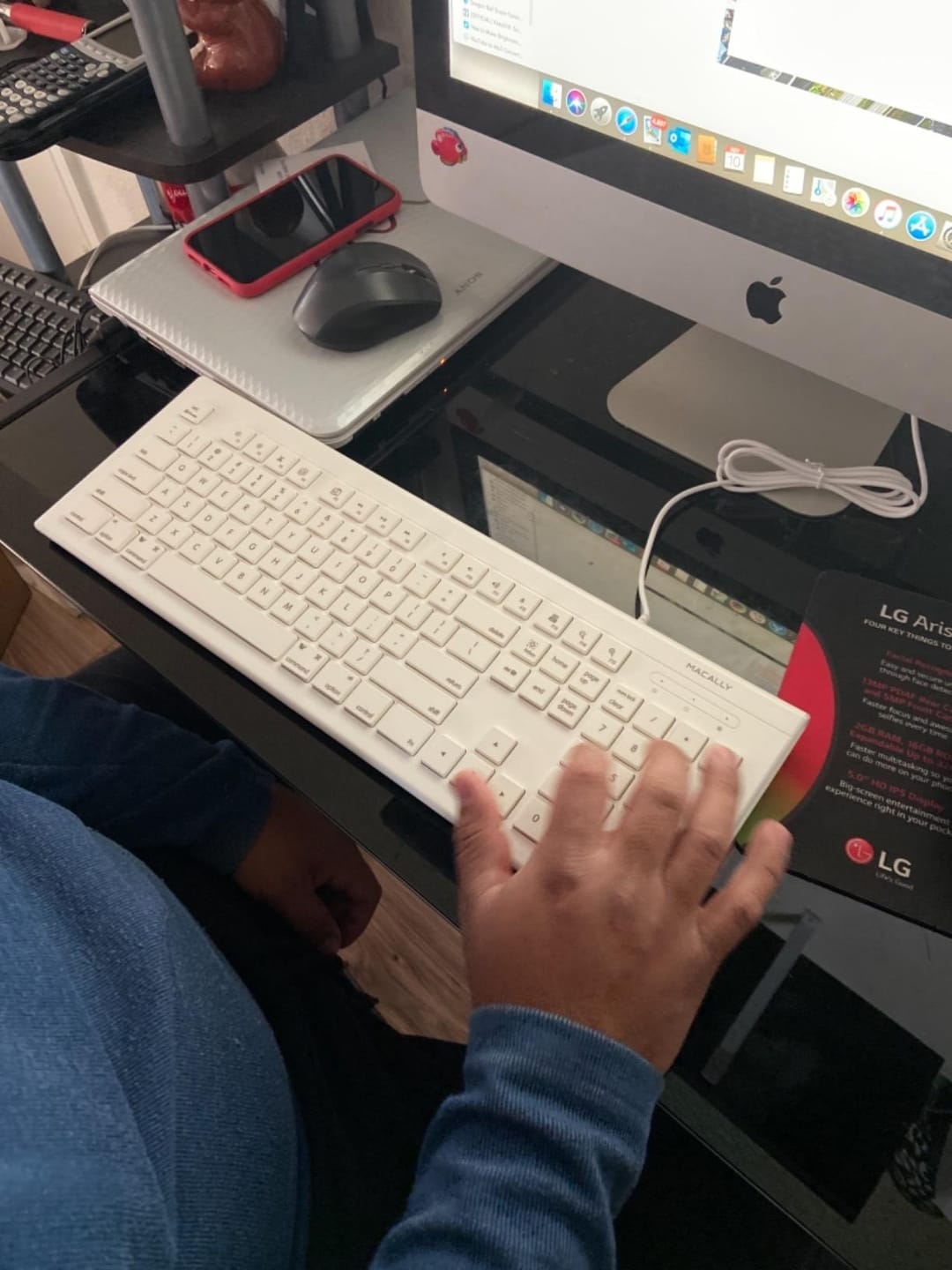 Customer photo review of USB Keyboard | Full-Size + Slim Design
