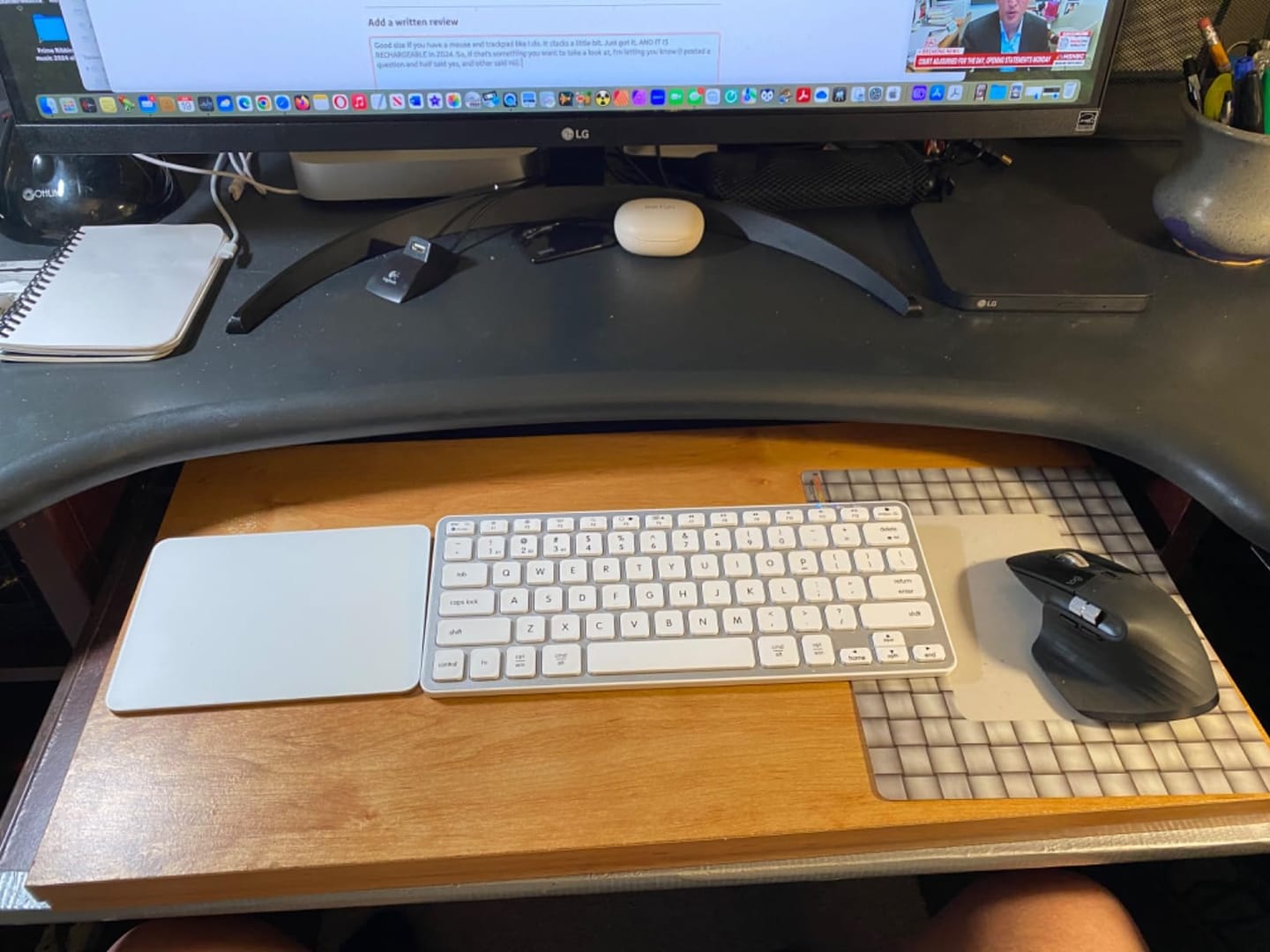 Customer photo review of Bluetooth Keyboard for Mac