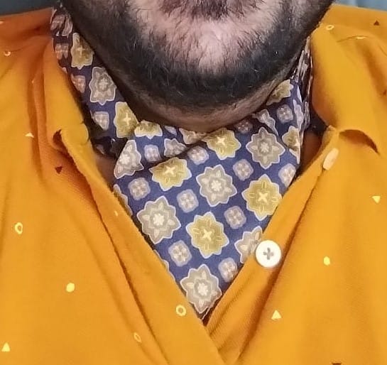 Customer photo review of Montpellier Long French Cravat