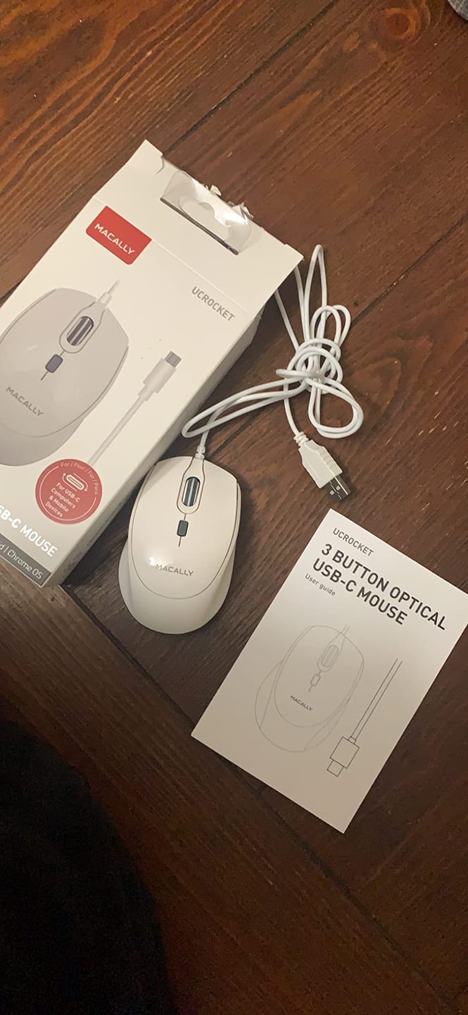 Customer photo review of USB C Mouse | Ultra Quiet & Comfortable