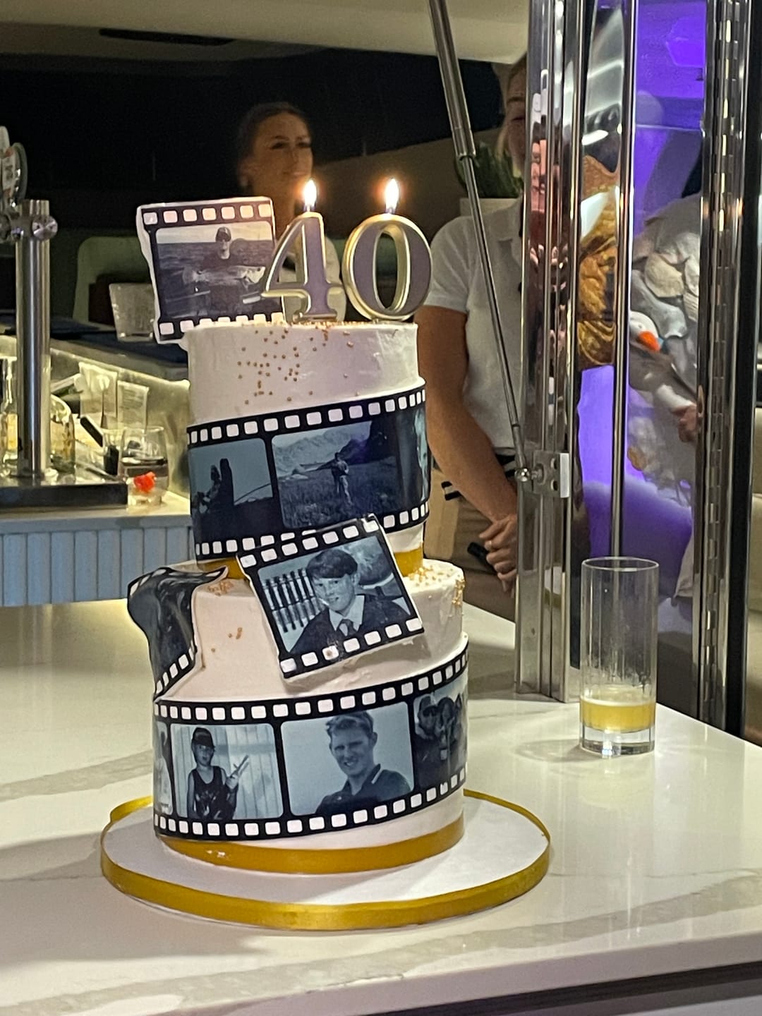 Customer photo review of Film Reel - Custom Edible Icing Image