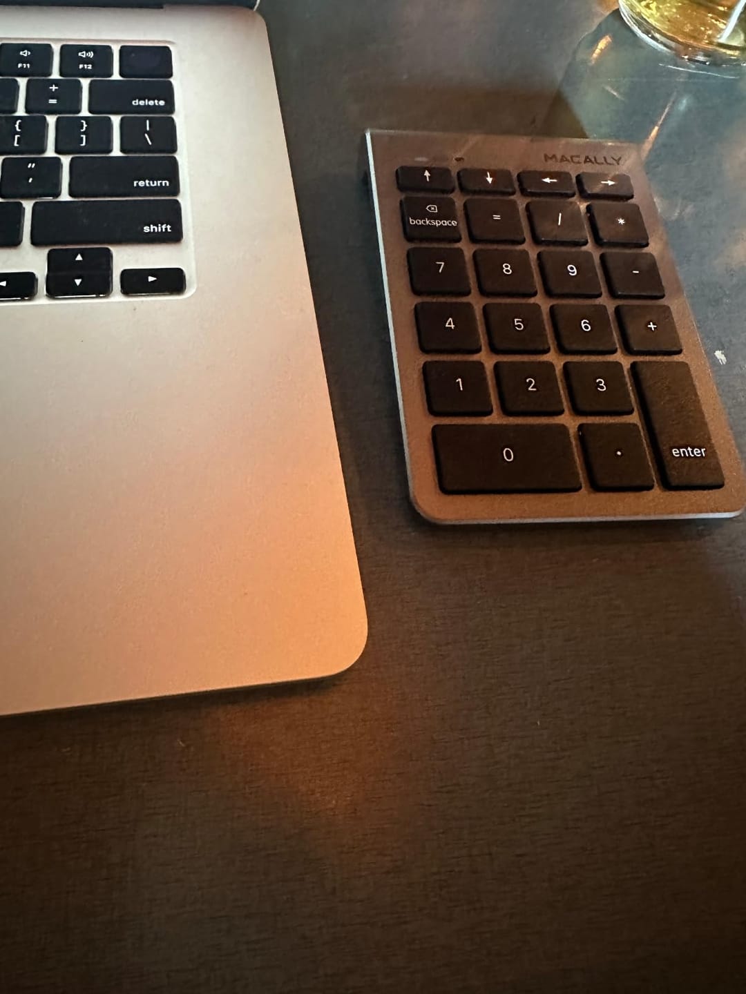 Customer photo review of Bluetooth Number Pad | 10 Key + Arrows