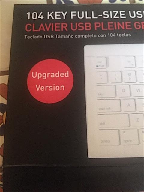Customer photo review of USB Keyboard | Full-Size + Slim Design