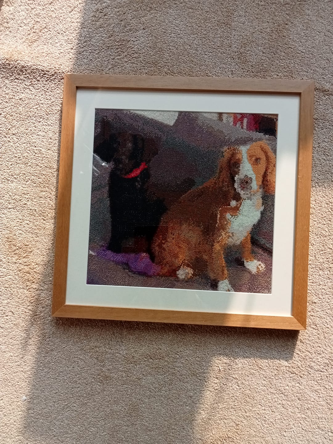 Customer photo review of Custom Cross Stitch Kit