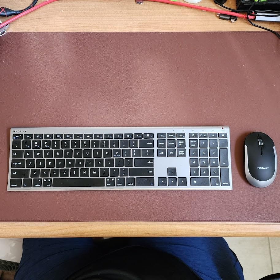 Customer photo review of Bluetooth Keyboard and Mouse | Mac Duo