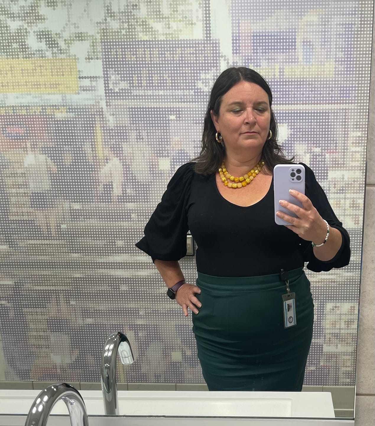 Customer photo review of PRE-ORDER - Dark Forest Blouse in Black