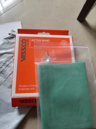 Customer photo review of Active Band | Physical Resistance Band for Exercise, Workouts, Gym, Stretching, Yoga | Muscles & Joints Strengthener